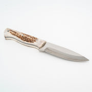 El Yapımı Geyik Boynuzu Kamp Bıçağı