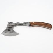 El Yapımı Dövme Karbon Çeliği Balta | Ceviz Ağacı Saplı