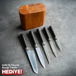Lazoğlu Orjinal 6 Parça Takozlu Bıçak Seti