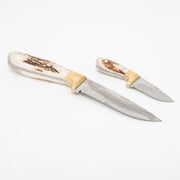 Babalı Oğul Set | Geyik Boynuzu Sap & 4116 Paslanmaz Alman Çeliği