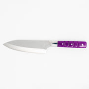 El Yapımı Santoku Şef Bıçağı |  Mica Sap & 4116 Paslanmaz Alman Çeliği