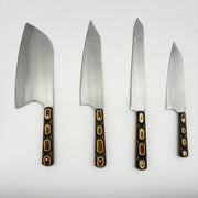 4'lü Mutfak Bıçağı Seti | Paslanmaz 4116 Alman Çeliği & Verzalit Kabze