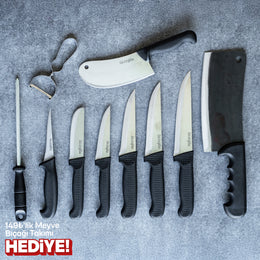 Lazoğlu Orjinal 10 Parça Süper Bıçak Seti