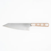 El Yapımı Mini Santoku Şef Bıçağı | Paslanmaz Alman Çeliği & Verzalit Sap