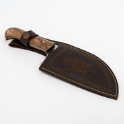 El Yapımı Almazan Şef Bıçağı | 4116 Paslanmaz Alman Çeliği & Ceviz Kabze