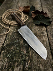 El Yapımı Profesyonel Şef Bıçak Seti | 4116 Alman Paslanmaz Çelik & Su Geçirmez Verzalit Sap (Santoku, Bunka, Gyuto)