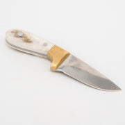 El Yapımı Mini Kolye Bıçağı  |  4116 Paslanmaz Alman Çeliği & Geyik Boynuzu Kabze