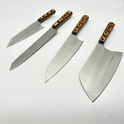 4'lü Mutfak Bıçağı Seti | Paslanmaz 4116 Alman Çeliği & Verzalit Kabze