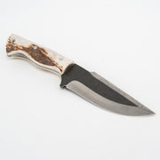 El Yapımı Bushcraft Bıçağı | Doğal Geyik Boynuzu Kabze