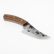 El Yapımı Çok Amaçlı Dövme Çelik Outdoor & Şef Bıçağı | Ceviz Sap