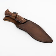 El Yapımı Kavisli Dövme Karbon Çelik Bıçak