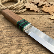 El Yapımı Tanto Model Av Bıçağı | Ceviz & Paduk Kabze