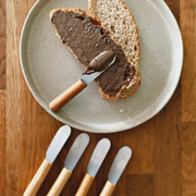 Özel Bambu Saplı 6'lı Mini Kahvaltı Bıçağı