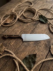 El Yapımı Profesyonel Şef Bıçak Seti | 4116 Alman Paslanmaz Çelik & Su Geçirmez Verzalit Sap (Santoku, Bunka, Gyuto)