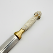 Geyik Boynuzu Saplı El İşçiliği Özel Seri Dekoratif Bıçak