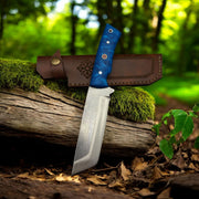 Özel Yapım Tanto Model Kampçı Bıçağı | Reçine & Micarta Kabze