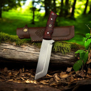 Özel Yapım Tanto Model Kampçı Bıçağı | Reçine & Micarta Kabze