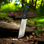 Özel Yapım Tanto Model Kampçı Bıçağı | Reçine & Micarta Kabze