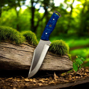 El Yapımı Kamp & Bushcraft Bıçağı | Ceviz & Reçine ve Micarta Kabze