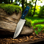 El Yapımı Kamp & Bushcraft Bıçağı | Ceviz & Reçine ve Micarta Kabze