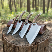 4’lü Deluxe Kamp Bıçağı Seti | Tam Donanımlı Outdoor Şef Seti