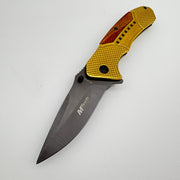 MTech Professional Series – Titanyum Kaplama & Gerçek Ahşap Kabzalı Çakı