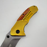 MTech Professional Series – Titanyum Kaplama & Gerçek Ahşap Kabzalı Çakı