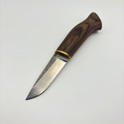 El Yapımı Premium Bushcraft Bıçağı | D2 Çelik &  Doğal Ceviz Ağacı Sap