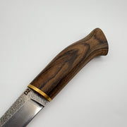 El Yapımı Premium Bushcraft Bıçağı | D2 Çelik &  Doğal Ceviz Ağacı Sap