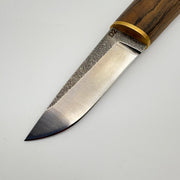 El Yapımı Premium Bushcraft Bıçağı | D2 Çelik &  Doğal Ceviz Ağacı Sap