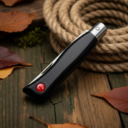 Klasik Katlanabilir Cep Çakısı | Yüksek Dayanımlı Siyah Polimer Kabze