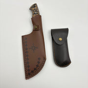 El Yapımı 2'li Kamp Bıçağı Seti | Almazan ve Cep Çakısı