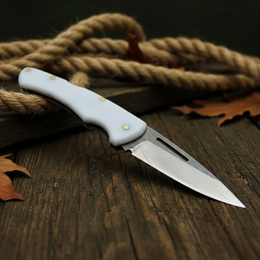 Mika Saplı Klasik Cep Çakısı | 4116 Paslanmaz Alman Çeliği