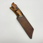 Tanto Model Bushcraft Bıçağı | Dövme Çelik & Doğal Ceviz Sap