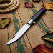 Klasik Katlanabilir Cep Çakısı | Yüksek Dayanımlı Siyah Polimer Kabze